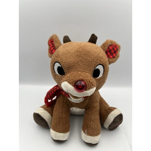 2021 Kids Preferred Rudolph the Red-nosed Reindeer Light Up Musical Plush Toy - Picture 1 of 5